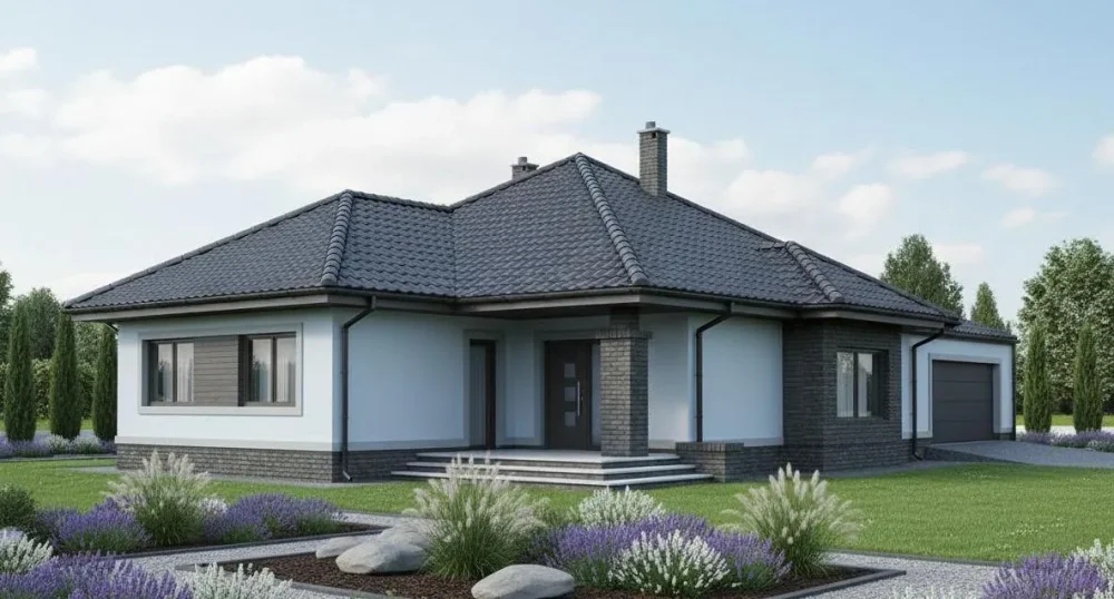 Проект Одноэтажный дом 12 на 18, 130 м2