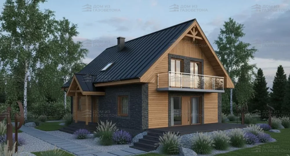 Проект Двухэтажный дом 9 на 11, 225 м2