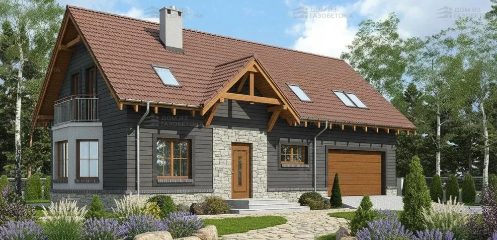 Проект Двухэтажный дом 17 на 9, 190 м2