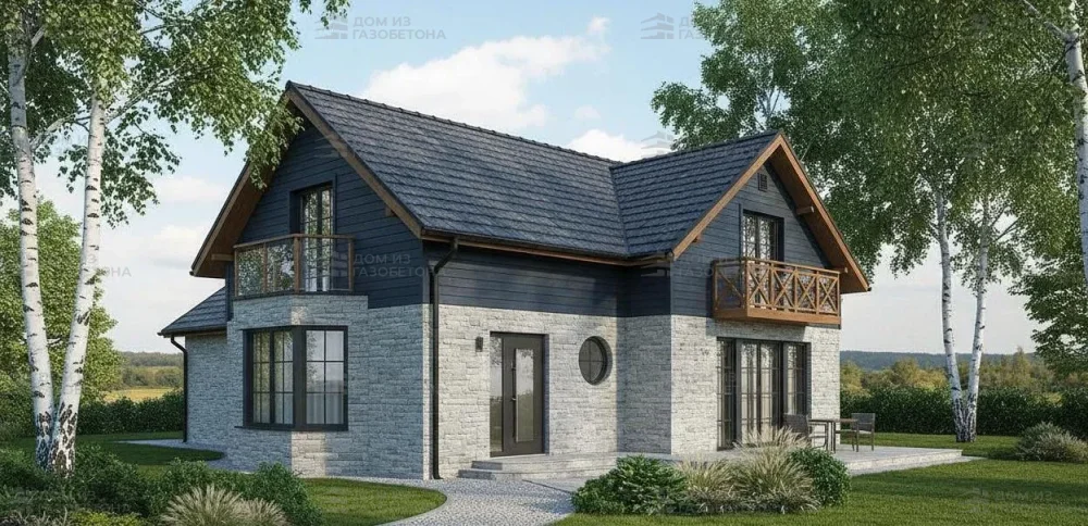 Проект Одноэтажный дом 16 на 11, 124 м2